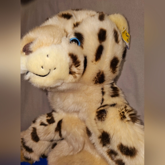 RARE Build A Bear Baby Leopard Cheetah Panther - BLUE EYES - First Edition HTF - Picture 2 of 11